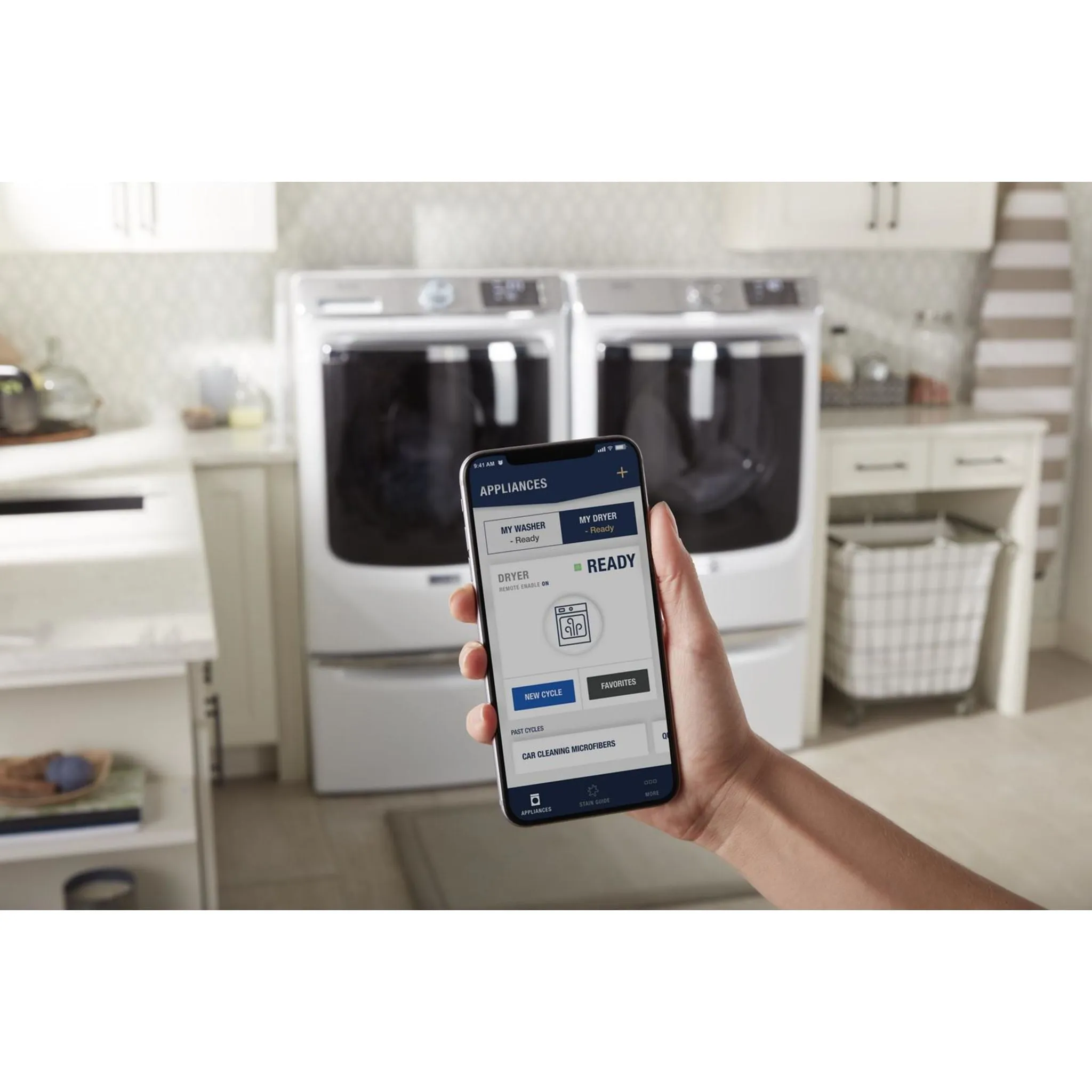 Maytag Smart Front Load Washer with Extra Power and 24-Hr Fresh Hold® option - 5.8 cu. ft. (MHW8630HW)