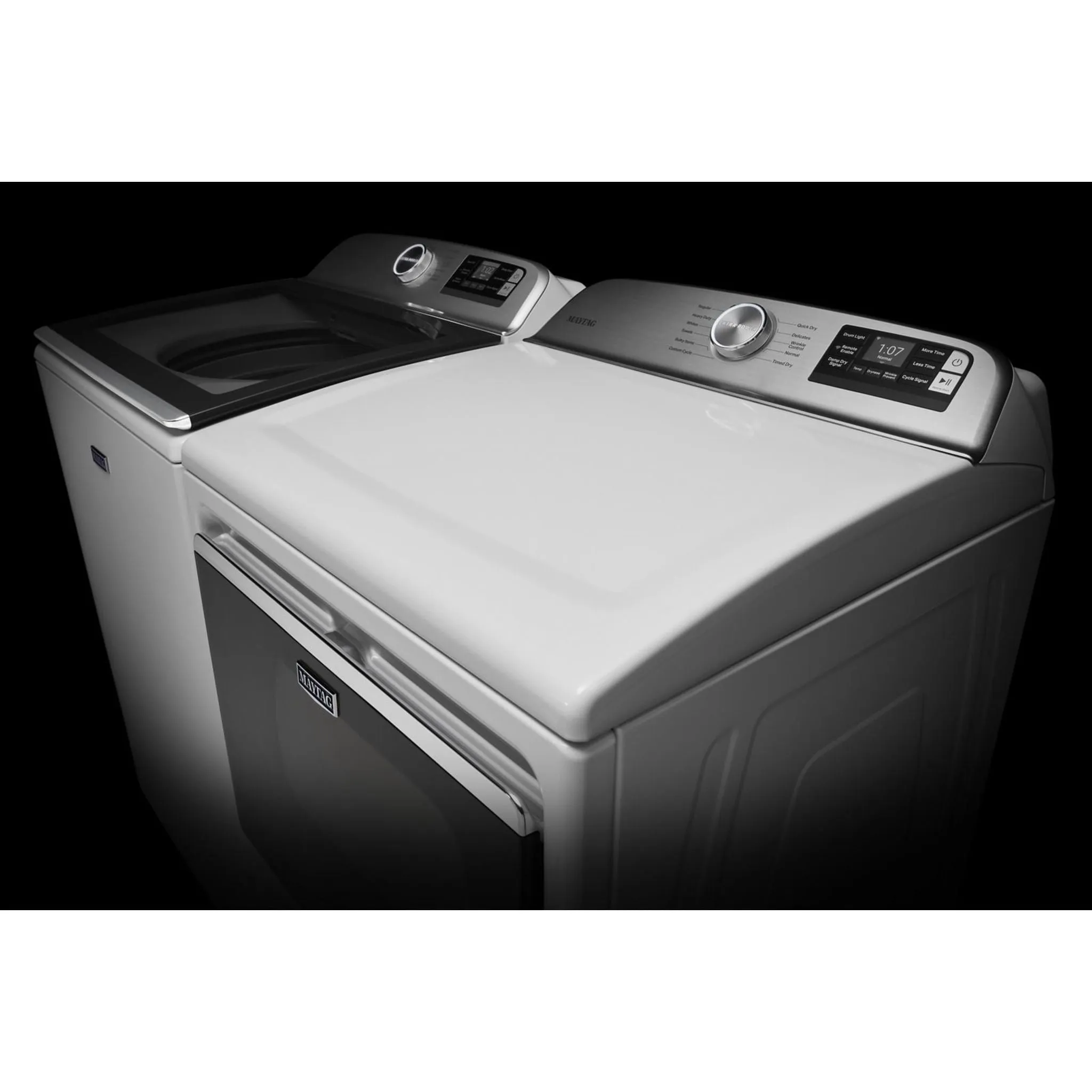 Maytag Smart Top Load Gas Dryer with Extra Power Button - 7.4 cu. ft. (MGD6230HW)