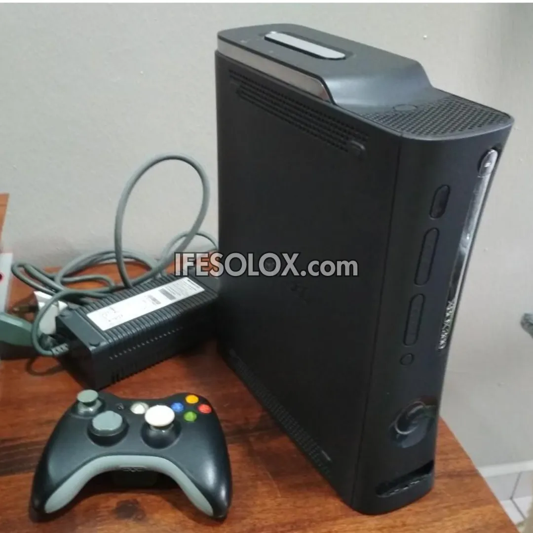 Microsoft XBOX 360 Elite 120GB Game Console Complete Set with 2 Wireless Controller and 12 Games - Foreign Used