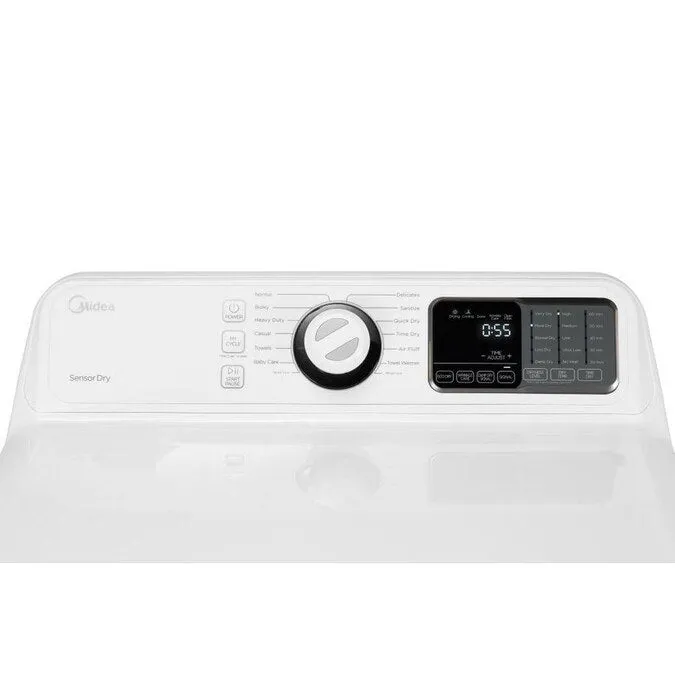 Midea - Gas Dryer - White