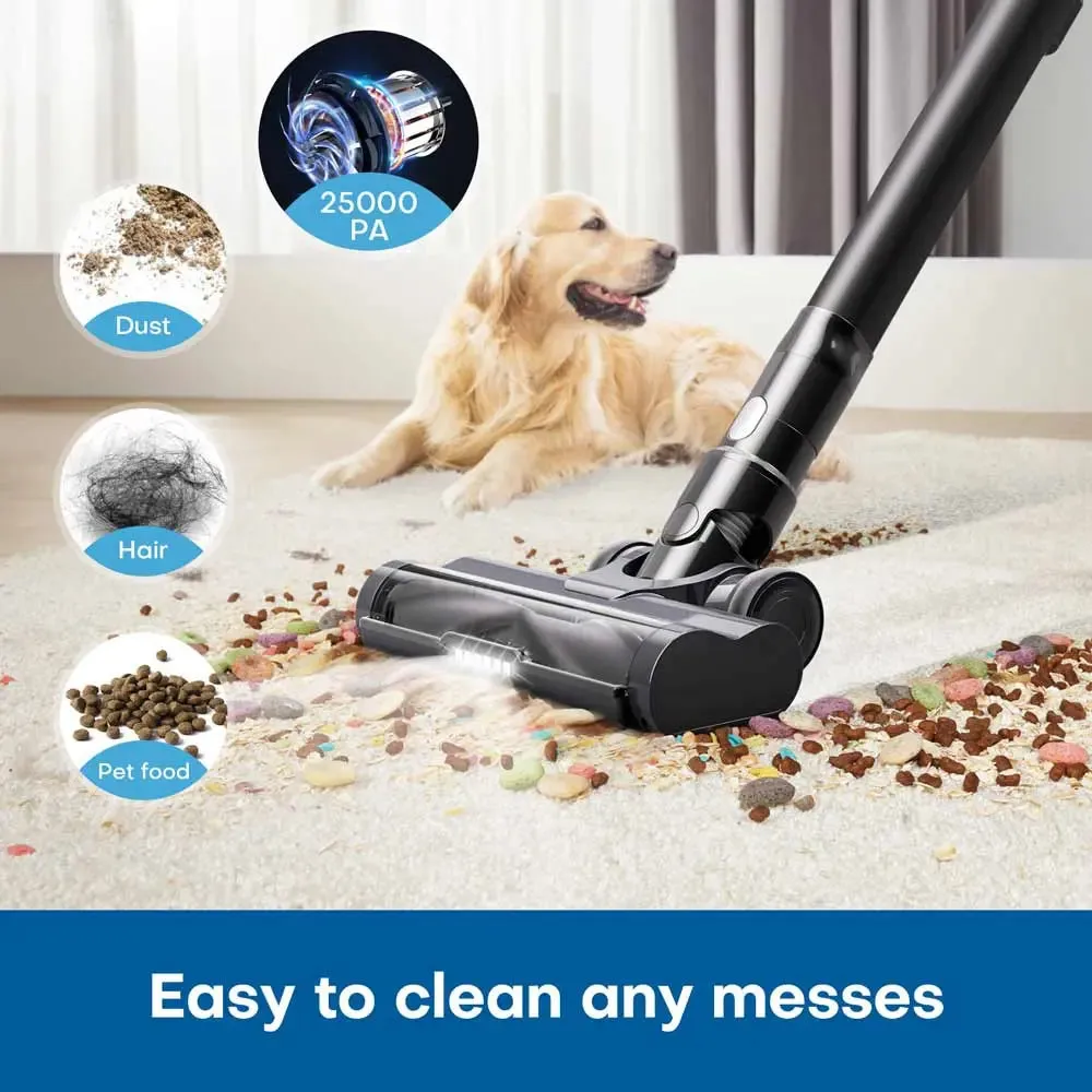 MOOSOO K17G/TC1 Pro Hardwood And Carpet Vacuum - Cordless Stick Rug Vacuum