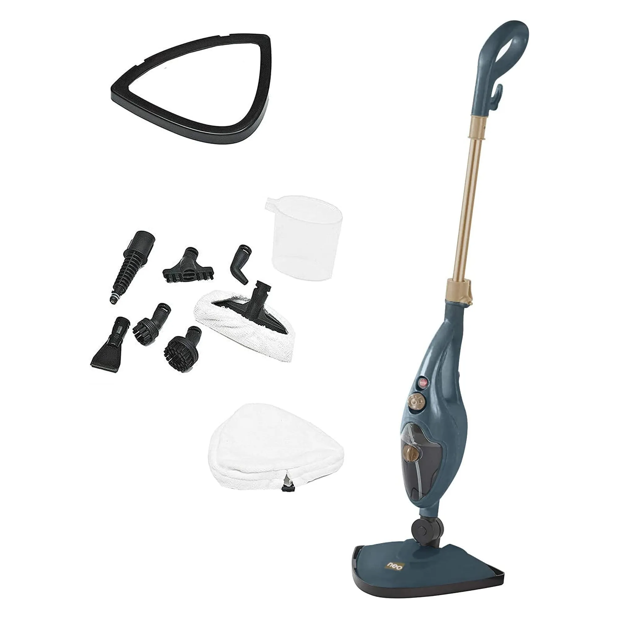 Neo Dark Grey Copper 10 in 1 1500W Hot Steam Mop Cleaner and Hand Steamer