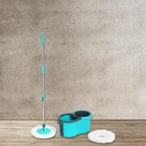 Quick Spin Mop Plastic spin, Bucket Floor Cleaning, Easy Wheels & Big Bucket, Floor Cleaning Mop with Bucket