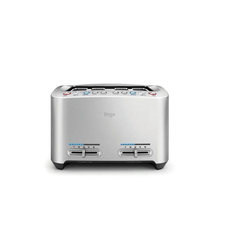 Sage: The Smart Toast 4 Slot Toaster Stainless Steel