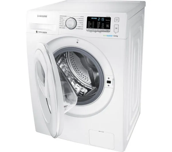 SAMSUNG front load AddWash WW80K5410WW/EU 8 kg 1400 Spin Washing Machine - White