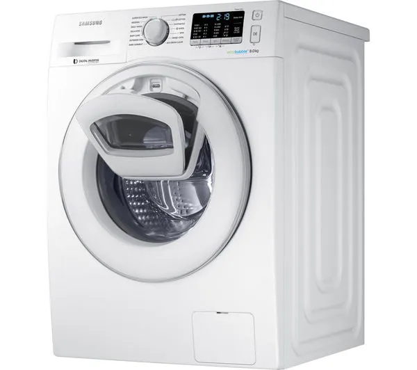 SAMSUNG front load AddWash WW80K5410WW/EU 8 kg 1400 Spin Washing Machine - White