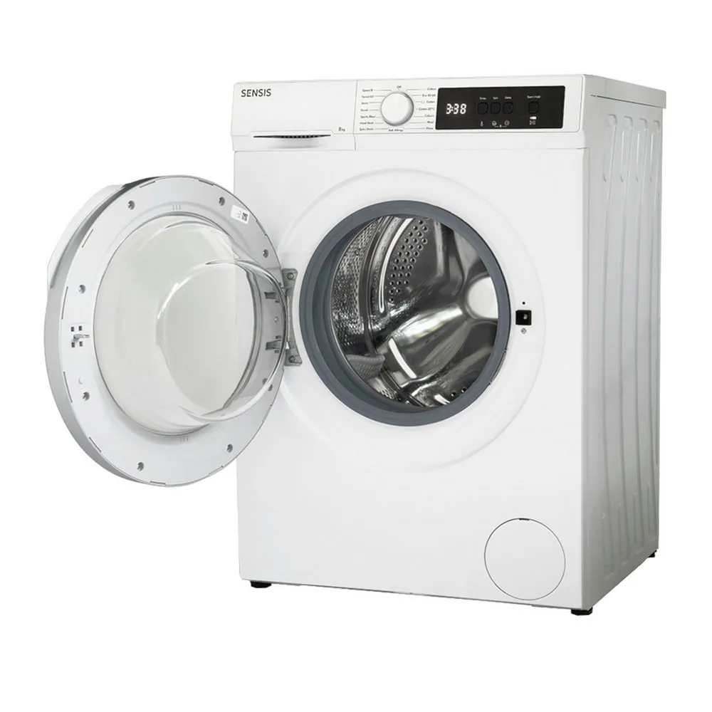 Sensis WMF01814AW 8kg 1400 Spin Washing Machine White