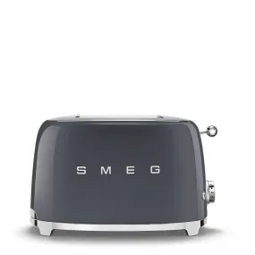 Smeg 2 Slice Toaster Slate Grey