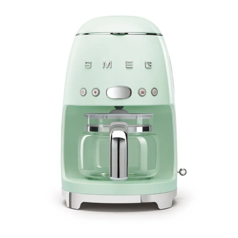 SMEG DCF02PGUK 50s Retro Style Drip Coffee Machine Pastel Green