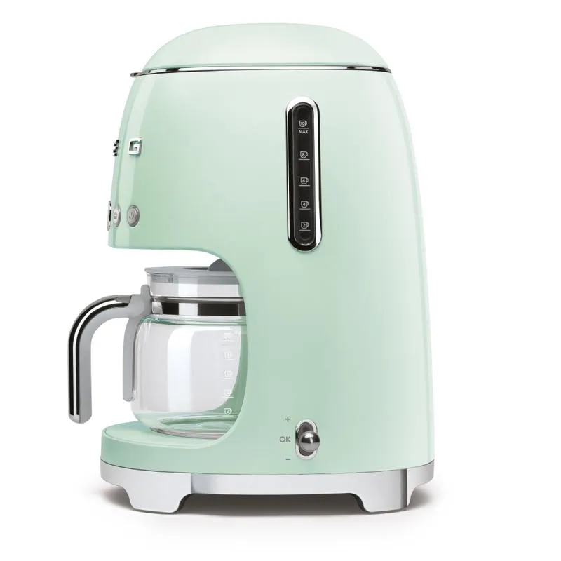 SMEG DCF02PGUK 50s Retro Style Drip Coffee Machine Pastel Green