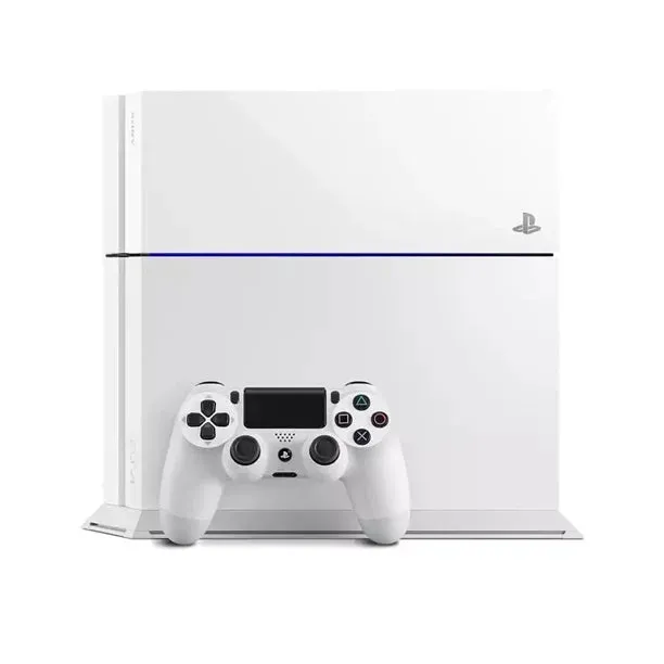 Sony PlayStation 4 500GB Gaming Console White 2 Controller Included BOLT AXTION Bundle Like New