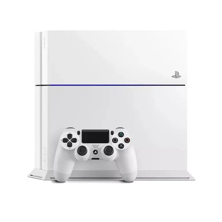 Sony PlayStation 4 500GB Gaming Console White with BOLT AXTION Bundle Used