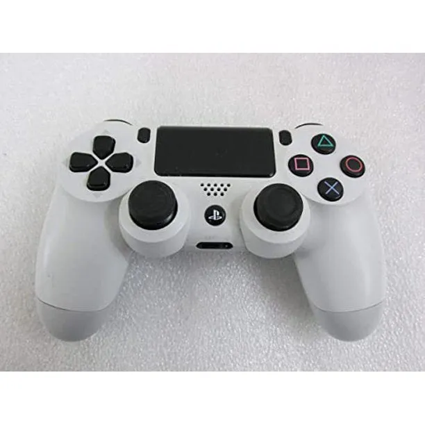 Sony PlayStation 4 Pro Glacier 1TB Gaming Consol White 2 Controller Included BOLT AXTION Bundle Like New