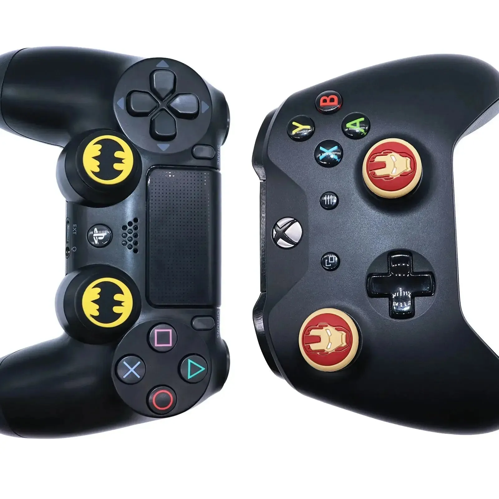 Spiderman Thumb Grip Caps for Playstation 5 and Xbox Series Controllers - Game Joystick Accessories