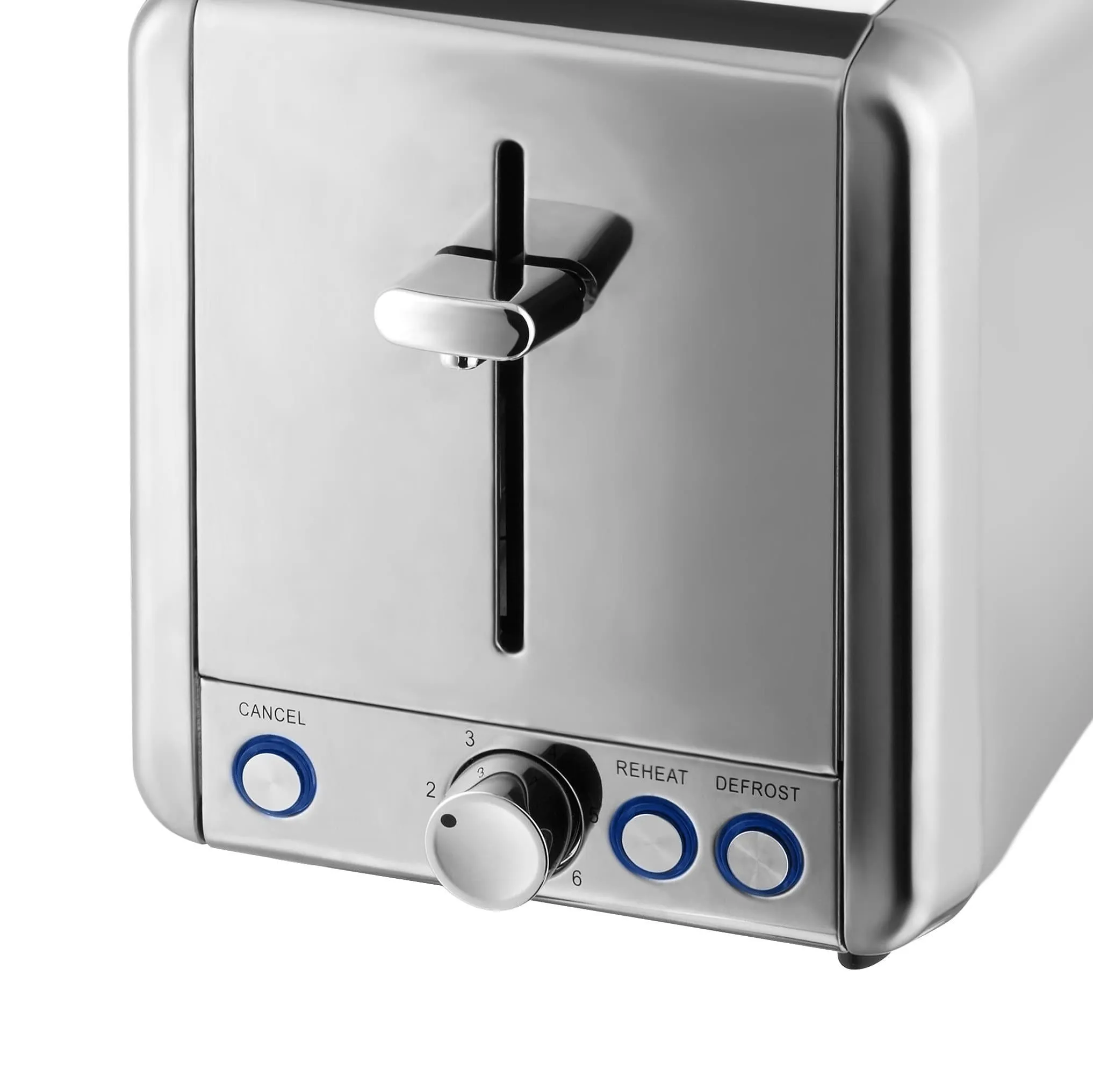 Swan 2 Slice Polished Stainless Steel Toaster