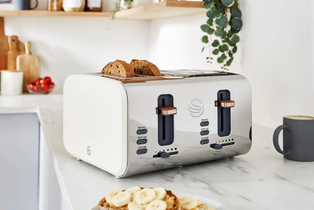 Swan 4 Slice Nordic Style Toaster