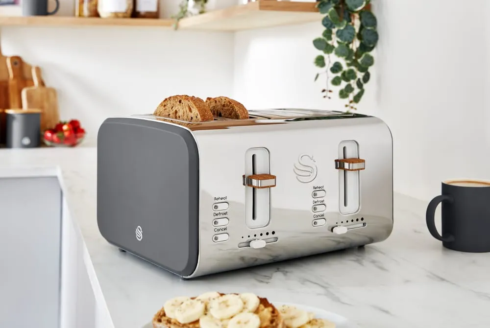 Swan 4 Slice Nordic Style Toaster