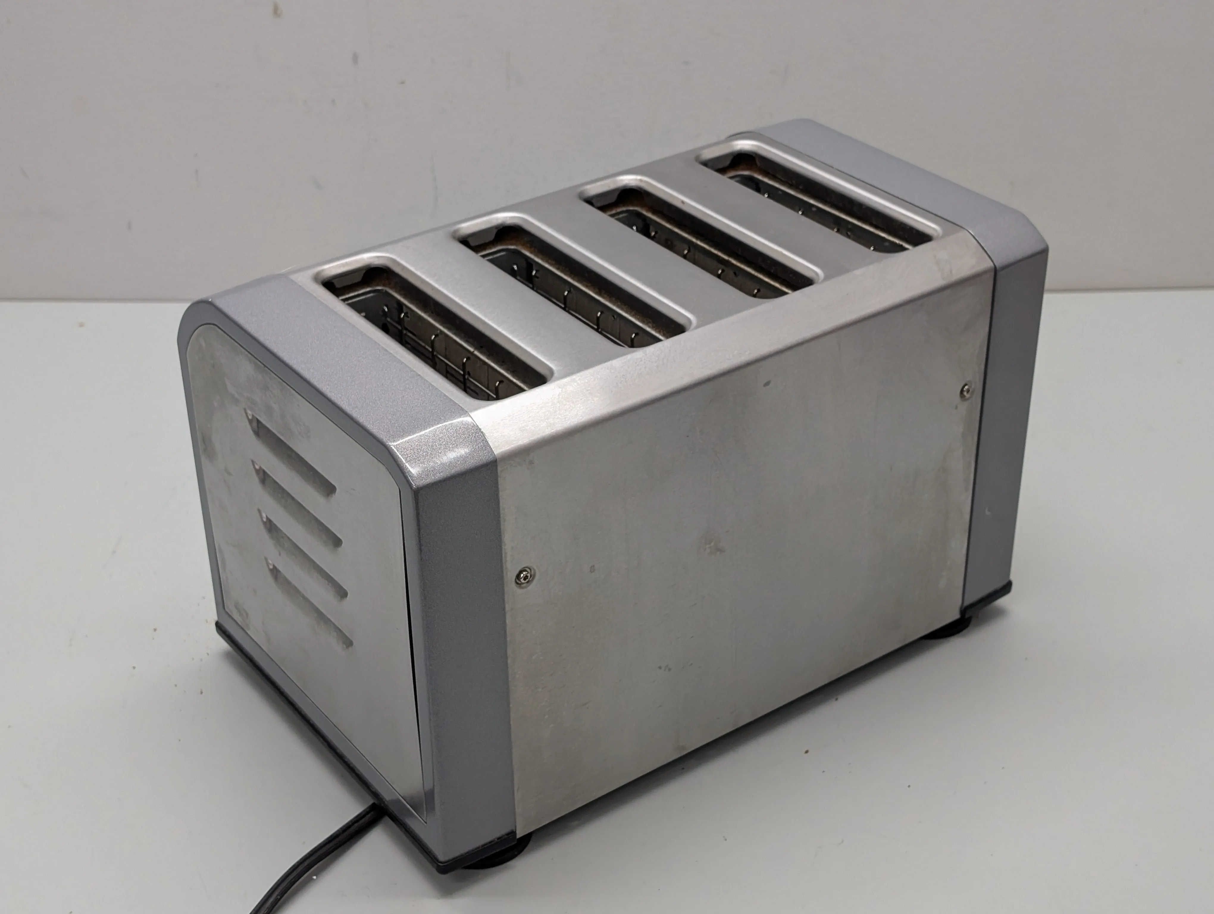 Viking Professional VT400 Series 4 Slice Toaster Stainless and Grey