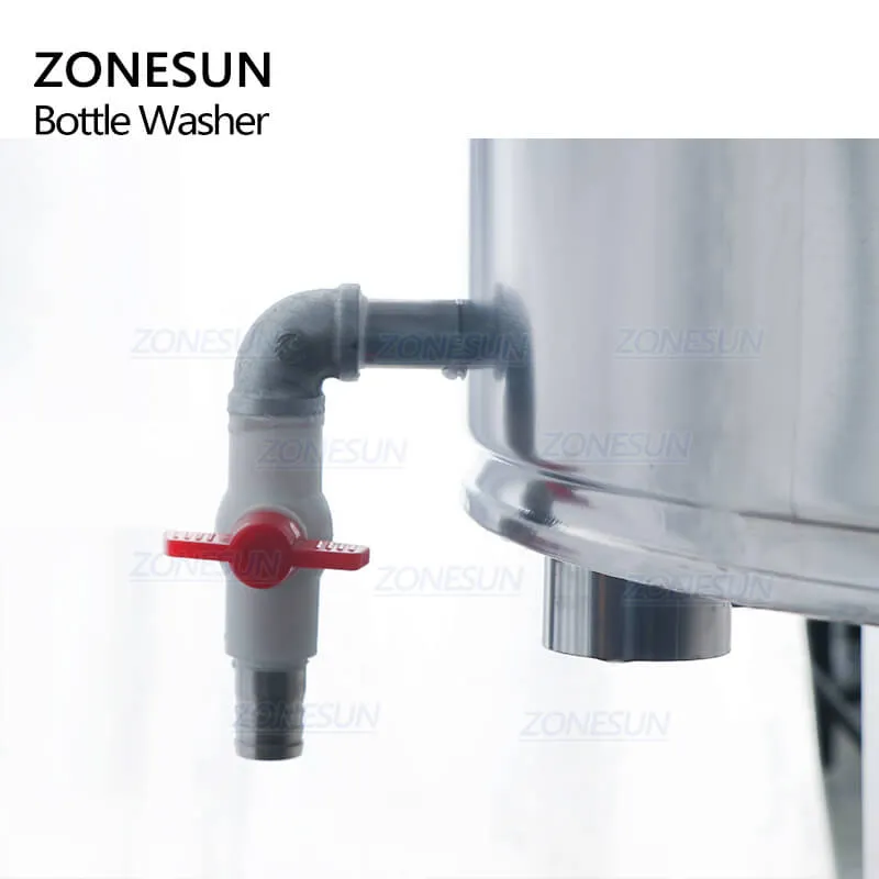 ZONESUN ZS-WB32 Semi Automatic Rotary Milk Water Wine Bottle Washing Machine