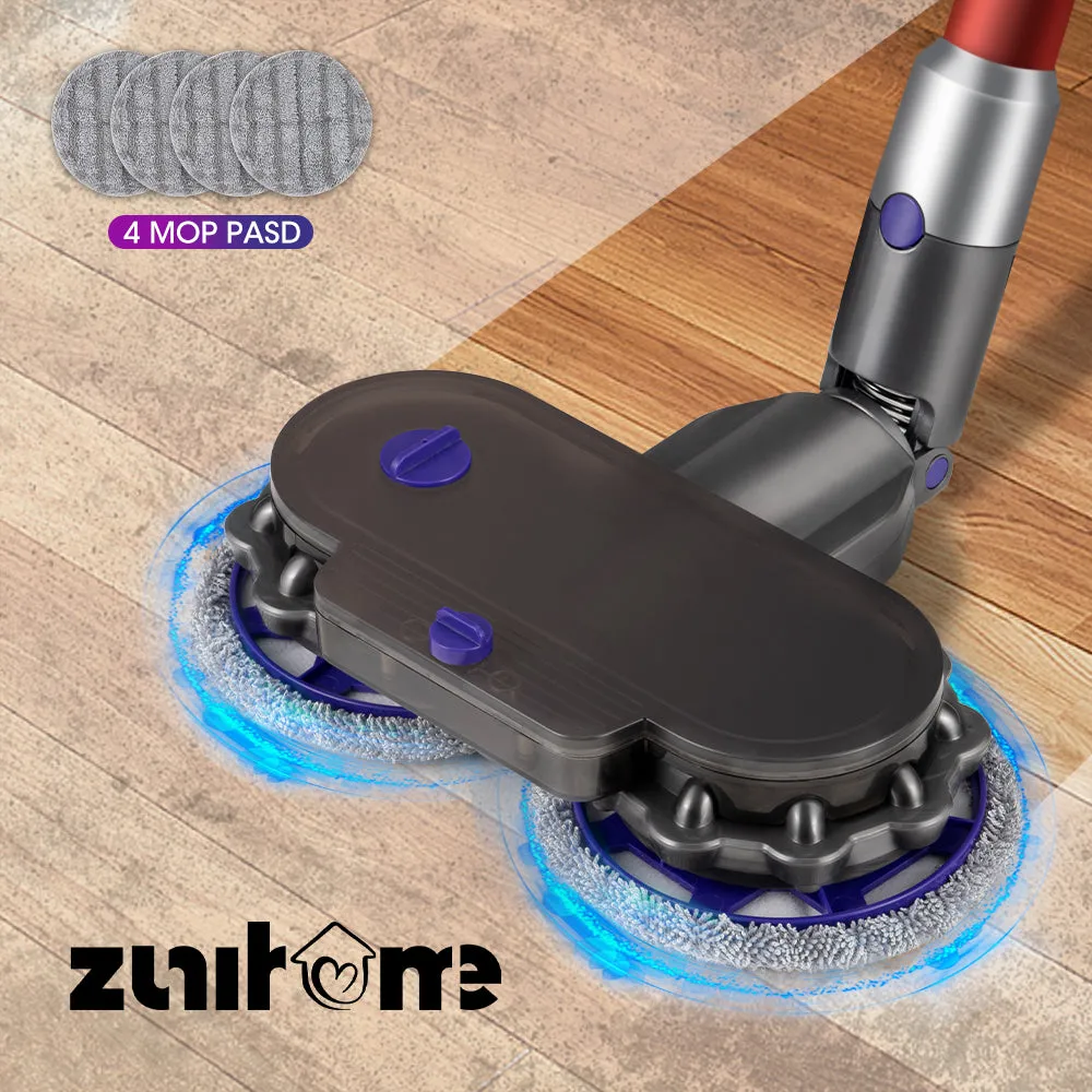 ZUNI 6 Pads Electric Mop Head for Dyson V7 V8 V10 V11 V15 Vacuum Cleaners