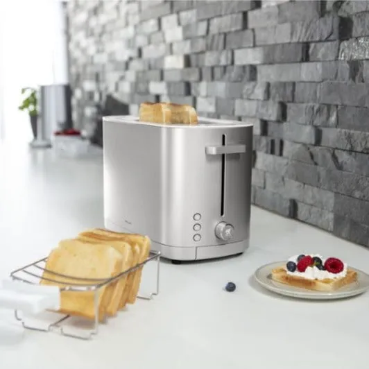 Zwilling Enfinigy Toaster, 2 short slots Silver