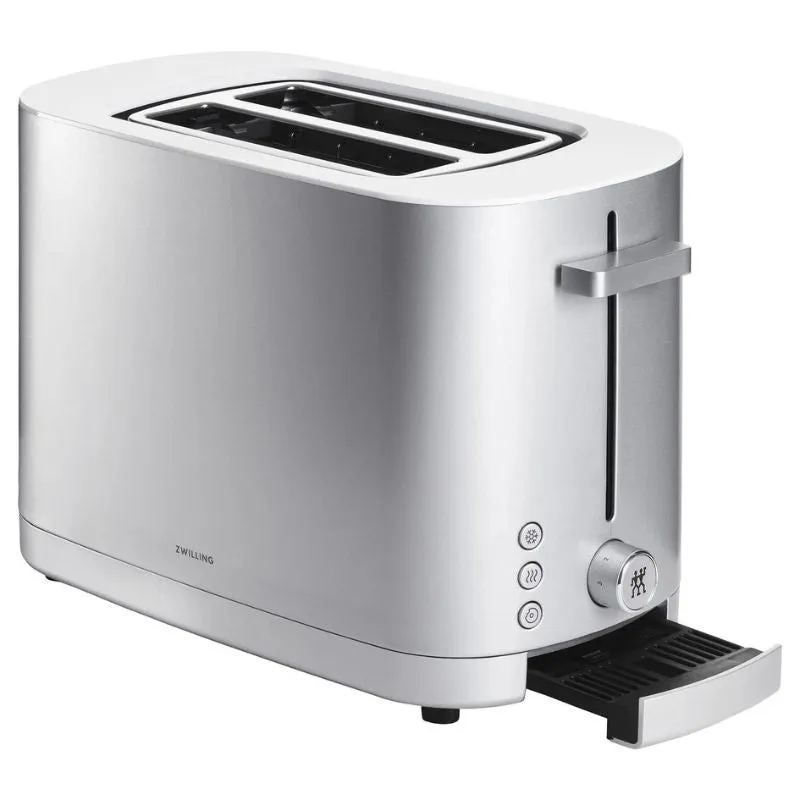 Zwilling Enfinigy Toaster, 2 short slots Silver