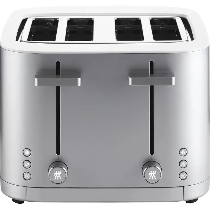 Zwilling Enfinigy Toaster, 4 short slots Silver